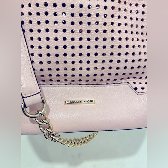Rebecca Minkoff perforated leather bucket bag / purse - Picture 5 of 6